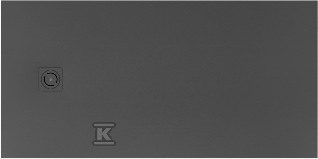 Brodzik MAGMA prostokątny Stonex® 1600 x 900 mm, niski syfon w komplecie, osłona w kolorze brodzika, kolor onyks