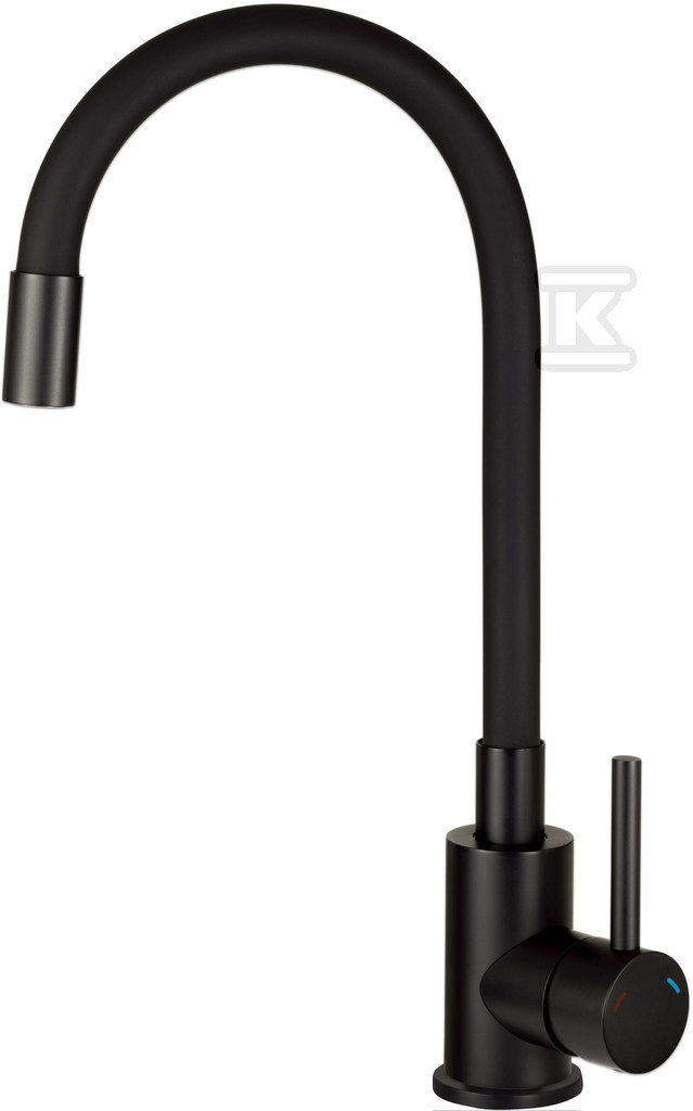Plik zosta³ pobrany z http://www.onnshop.pl Bateria kuchenna z giętą wylewką Luno, nero - obrazek 1