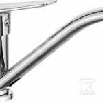 Bateria umywalkowa Boro z obrotową wylewką, chrom