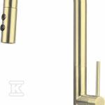 Bateria kuchenna z wyciąganą wylewką - 2 rodzaje strumienia