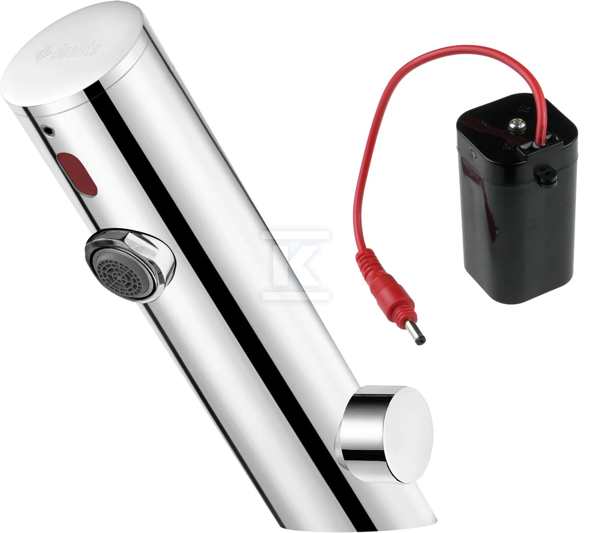 Bateria umywalkowa Sense, chrom polerowany, sensorowa stojąca z regulacją temperatury (4xAA)