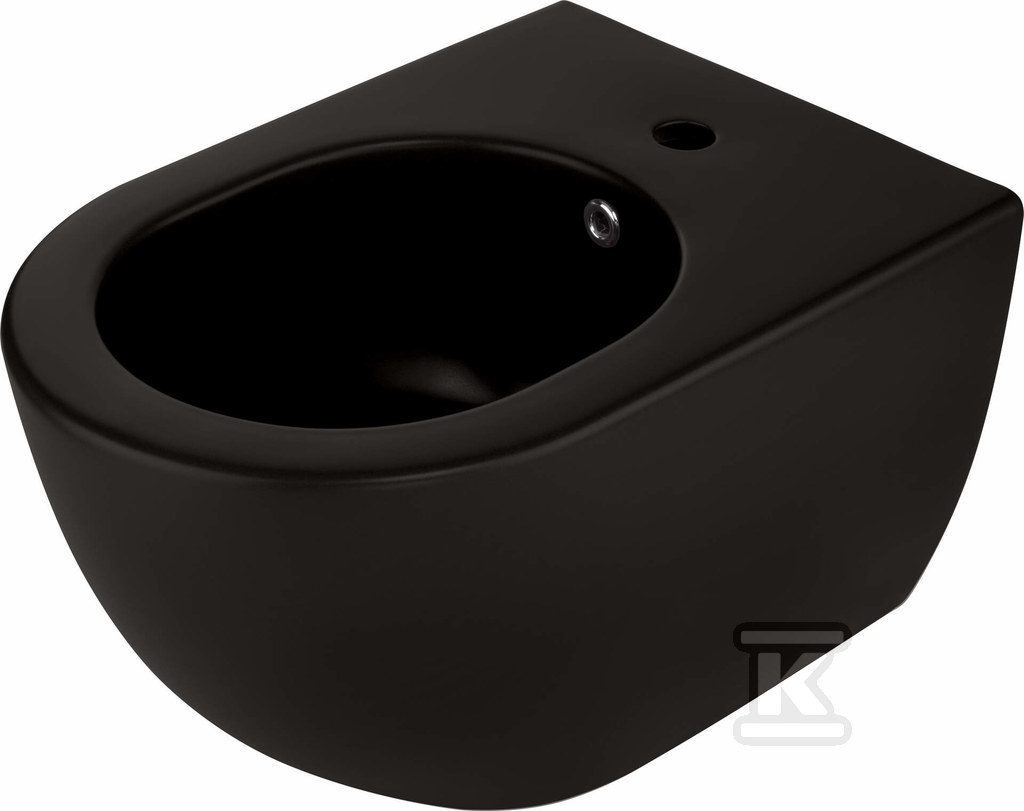 Plik zosta³ pobrany z http://www.onnshop.pl Bidet wiszący Peonia, nero - obrazek 1
