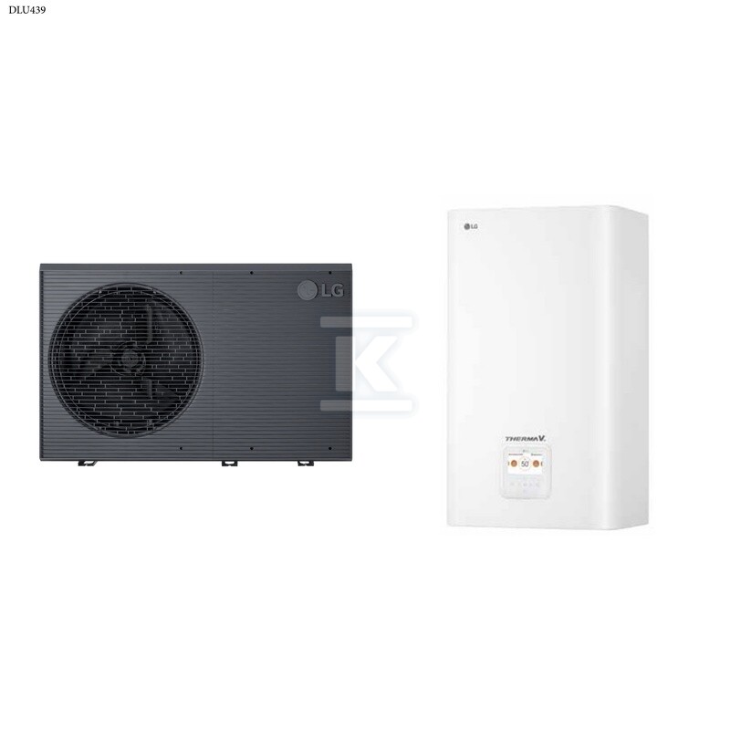 Pompa ciepła powietrzna MONOBLOK R290 - 12 kW, 3 fazowa, 400 V + Hydrobox ZESTAW