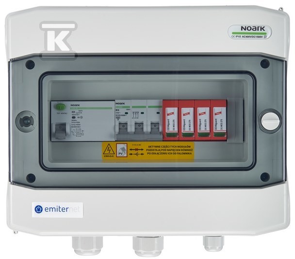 ROZDZ.PRZYŁ.AC IP65 AC T2 10A 3F