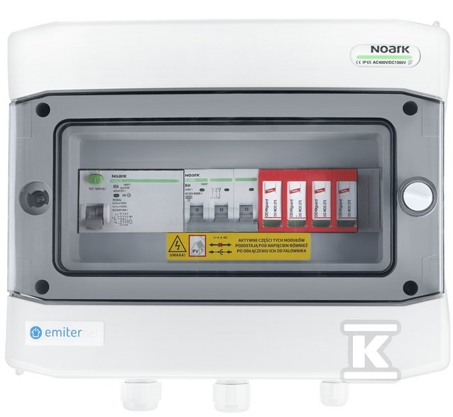 ROZDZ.PRZYŁ.AC IP65 AC T2 40A 3F