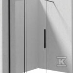 ŚCI.PRYSZ.WALK-IN-PRZESUWNA PRIZMA NERO