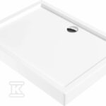 Brodzik akrylowy prostokątny 120x80 cm Jasmin, biały