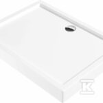 Brodzik akrylowy prostokątny 100x90 cm Jasmin, biały