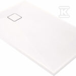 Brodzik granitowy prostokątny 120x90 cm Correo, alabaster