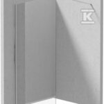ŚCI.PRYSZ/WALK-IN 110CM KERRIA PLUS CHR