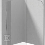 ŚCI.PRYSZ/WALK-IN 120CM KERRIA PLUS CHR