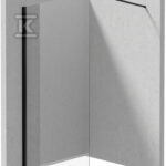 Ścianka prysznicowa / walk-in systemu Kerria Plus 110 cm Kerria Plus, nero
