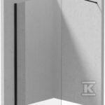 Ścianka prysznicowa / walk-in systemu Kerria Plus - 140 cm Kerria Plus, nero