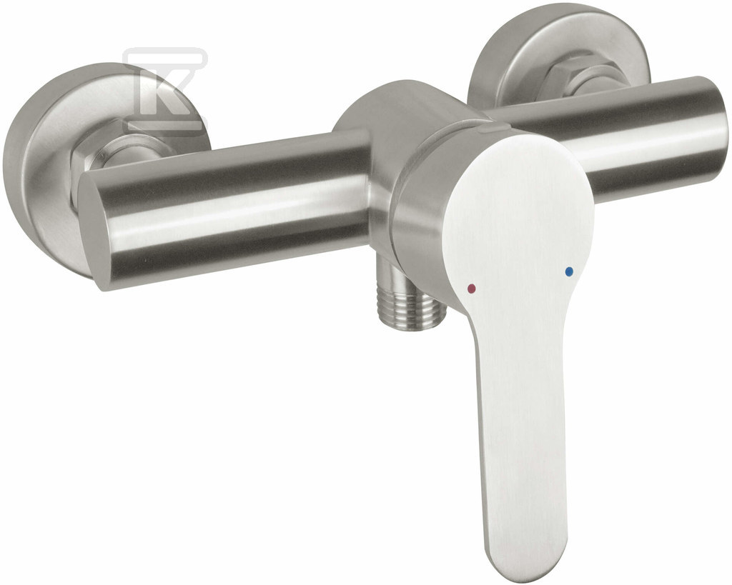 Plik zosta³ pobrany z http://www.onnshop.pl Bateria prysznicowa ścienna Lupo, stal - obrazek 1