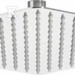 Głowica prysznicowa stalowa Floks - 300x300 mm, chrom