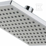 Głowica prysznicowa 1-funkcyjna Wrzos - 201x201 mm, chrom