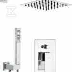 CASCADA CHROM KOMPLET NATRYSKOWY PODTYNK