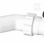 SYFON BRODZIKOWY 50MM, NISKI, CZYSZCZONY