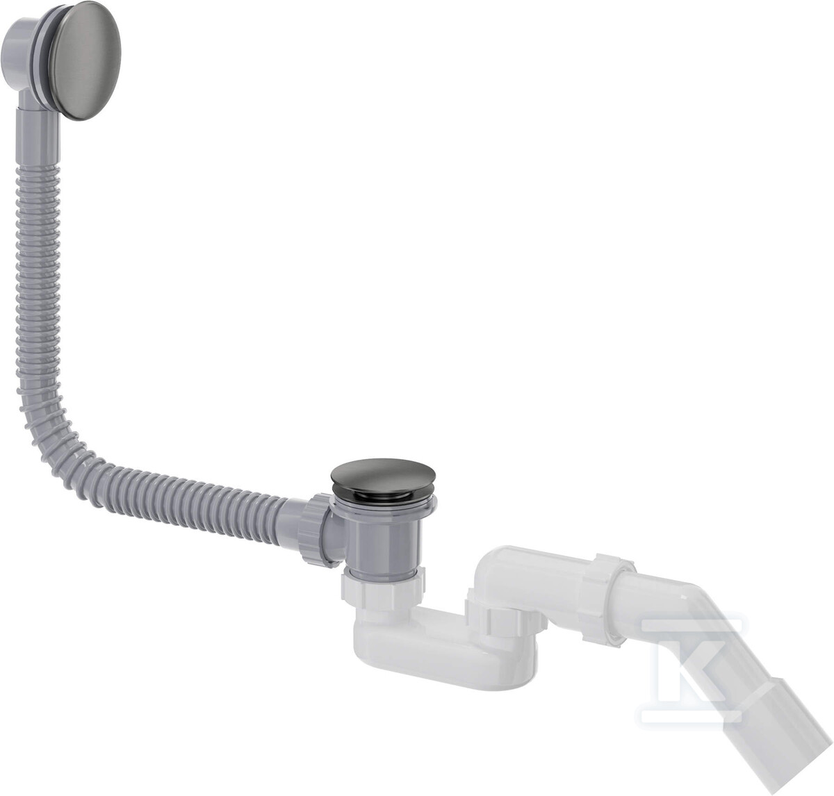 SYFON DO WANNY CLICK-CLACK, TITANIUM