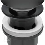 KOR.UM/BIDET-Z PRZELEW CLICK-CLACK NERO