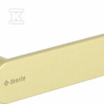 Uchwyt na papier toaletowy ścienny Round, złoto szczotkowane