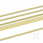 PÓŁKA ŻEBERKOWA ROUND ZŁOTO SZCZ