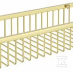 KOSZYK PRYSZNICOWY ROUND ZŁOTO SZCZ