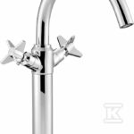 Bateria umywalkowa wysoka Temisto, chrom