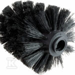 GŁÓWKA SZCZOTKI WC SILIA, CZARNY