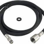 WĄŻ BAT.ZLEW.WYC.WYL-NYLONOWY NERO