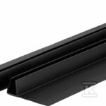 USZCZELKA PIÓROWA DO SZYB 5 MM, NERO