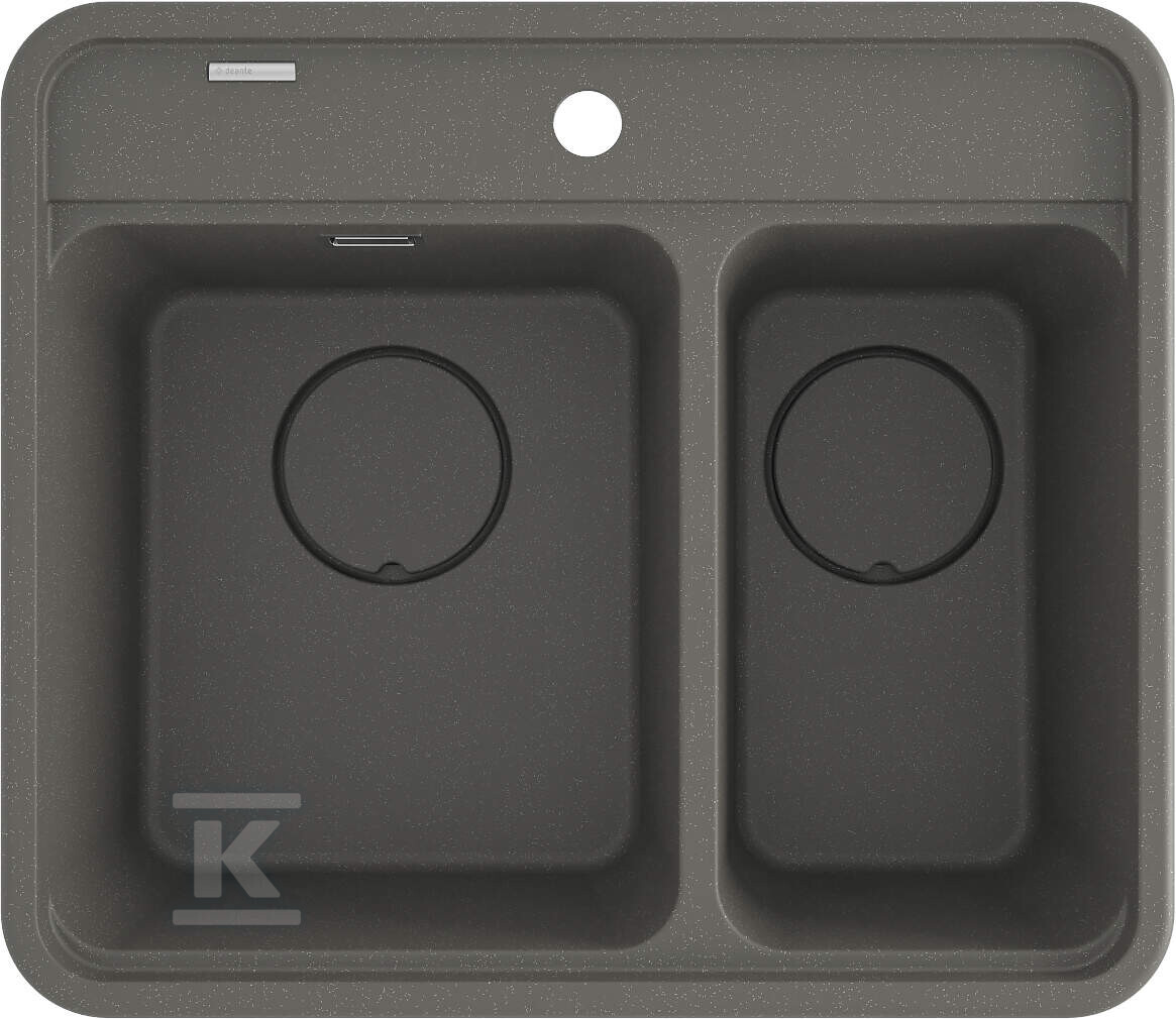 ZLEWO.GRA.MO.AN.ME.1,5-KO.600X520X230 MM