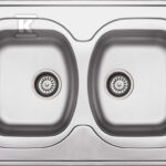 ZLEW.TANGO DEKOR 2K B/O 80X60X14 2"+OSP