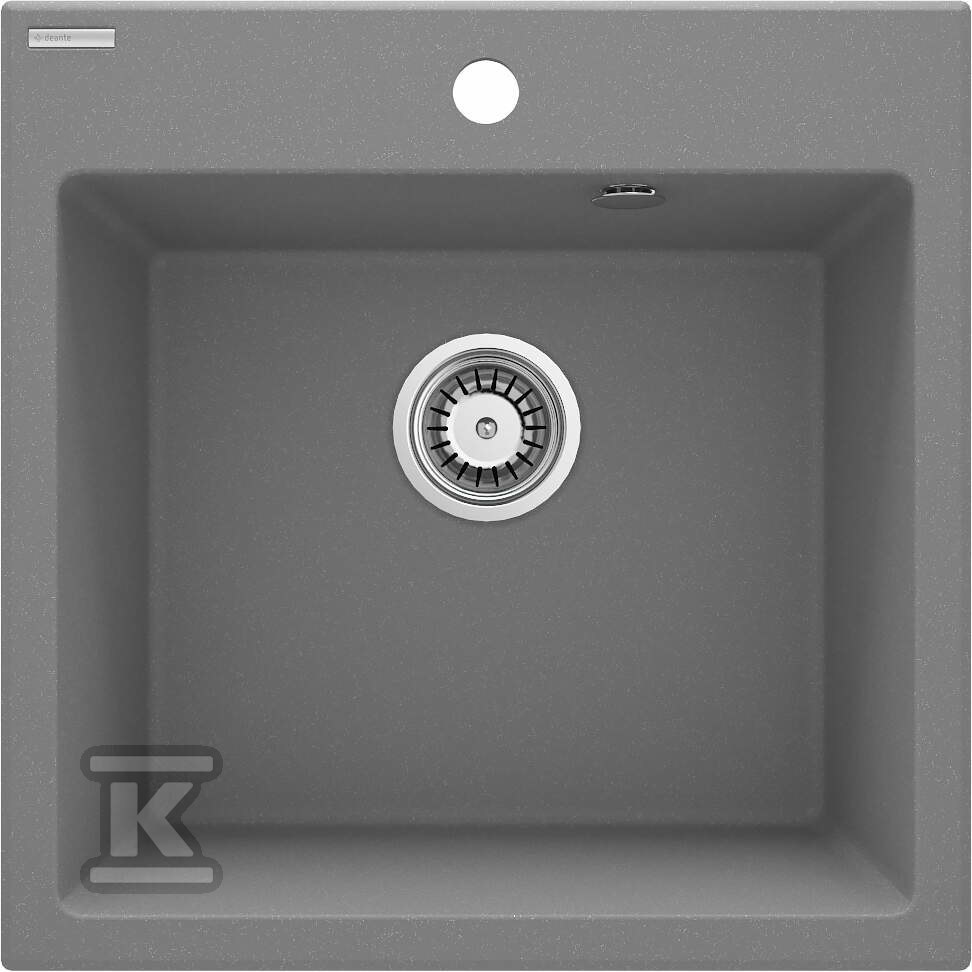 Plik zosta³ pobrany z http://www.onnshop.pl Zlewozmywak granitowy 1-komorowy Evora, szary metalik - obrazek 1