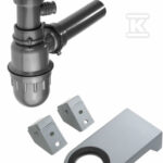 Syfon do zlewozmywaka stalowego gospodarczego ZYK_0100, stal