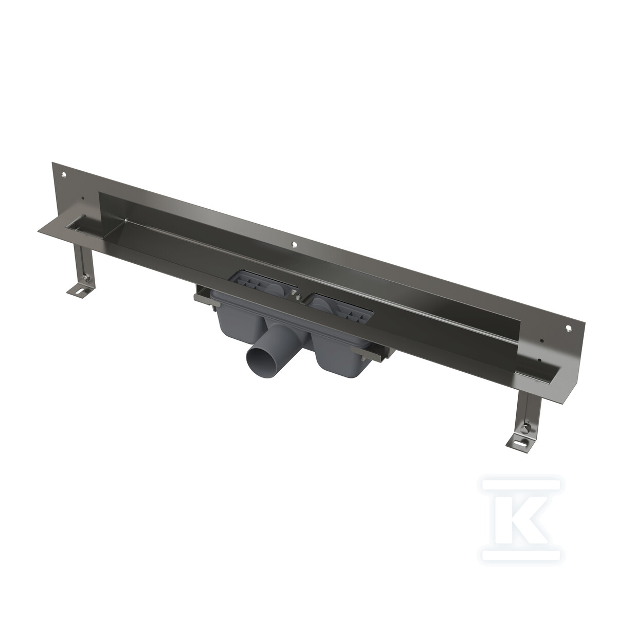 System odpływowy Spa do zabudowy w ścianie, pokrywa stal nierdzewna-mat APZ5-SHADE-750