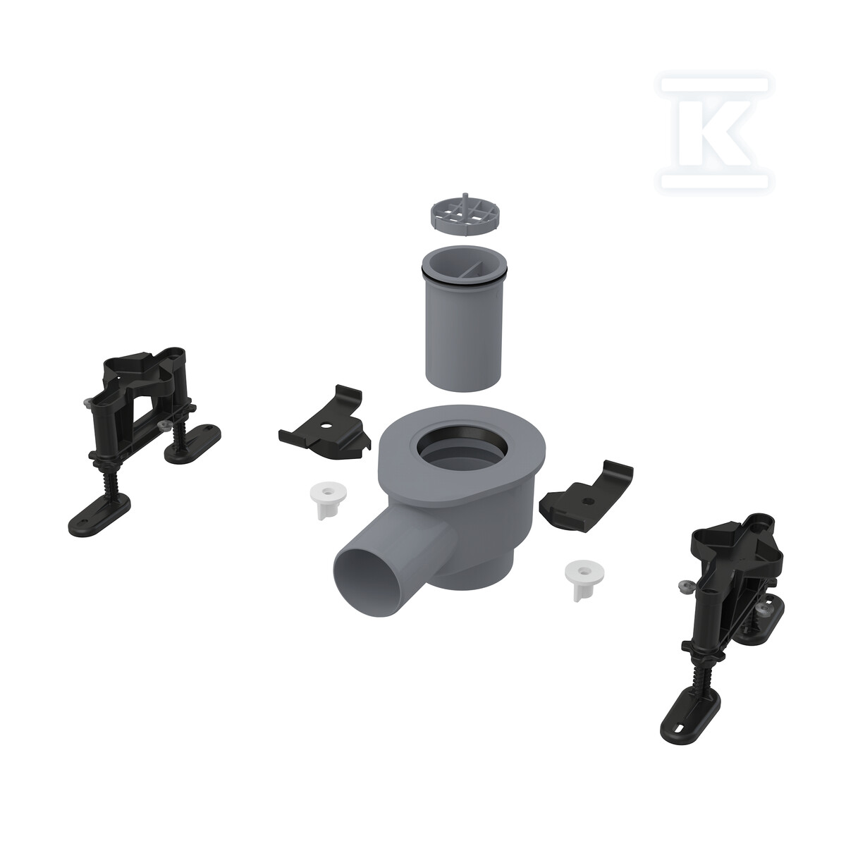 SYFON DN50 ORAZ ZESTAW REGULOWANYCH NÓ.