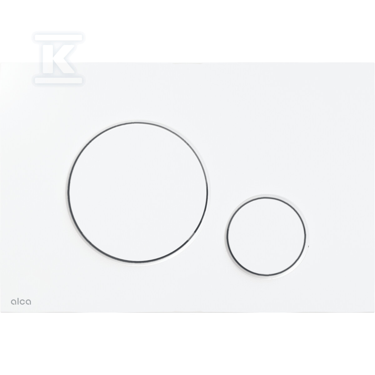 Przycisk sterujący do systemów podtynkowych THIN, biały-połysk M670