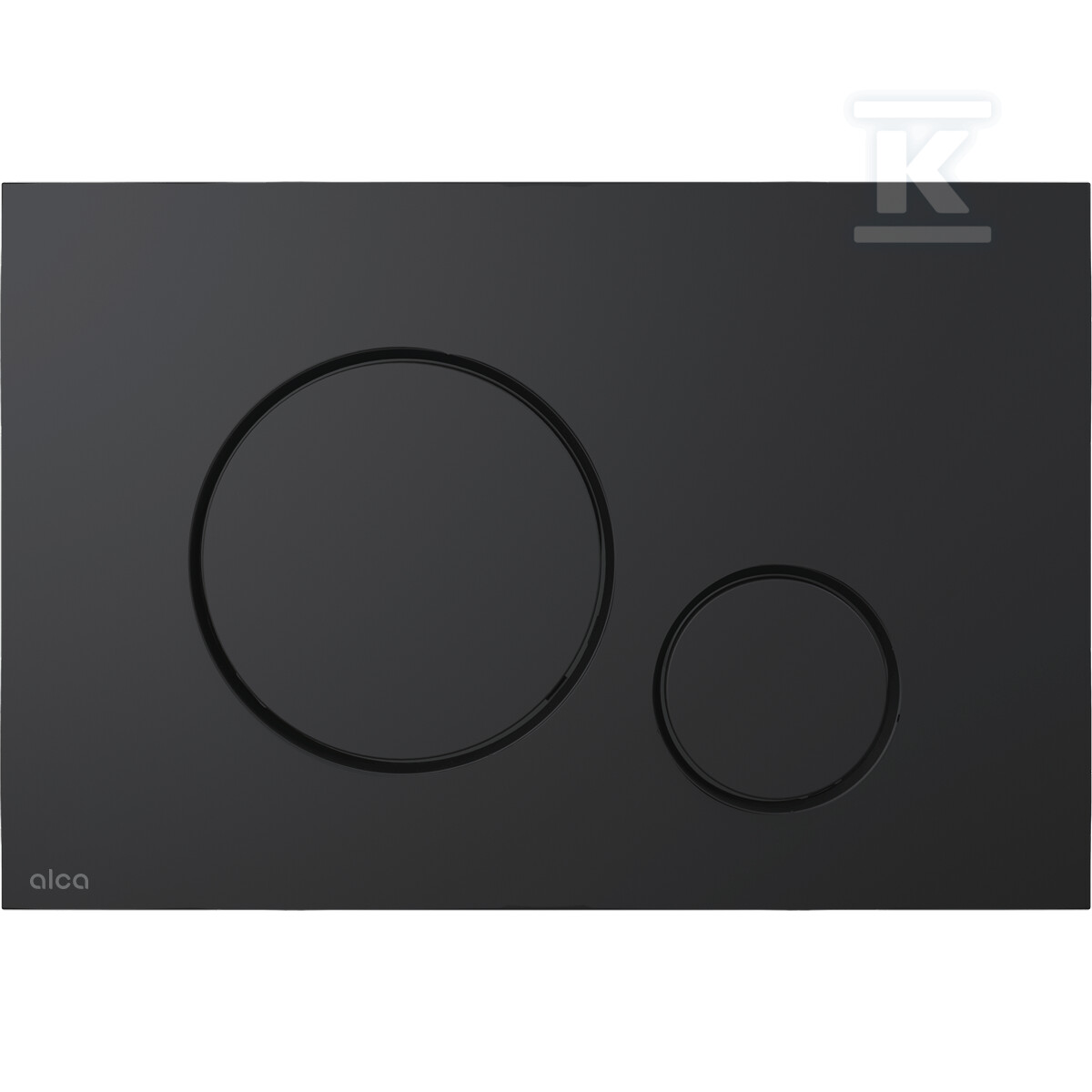 Przycisk sterujący do systemów podtynkowych THIN, czarny-mat M678