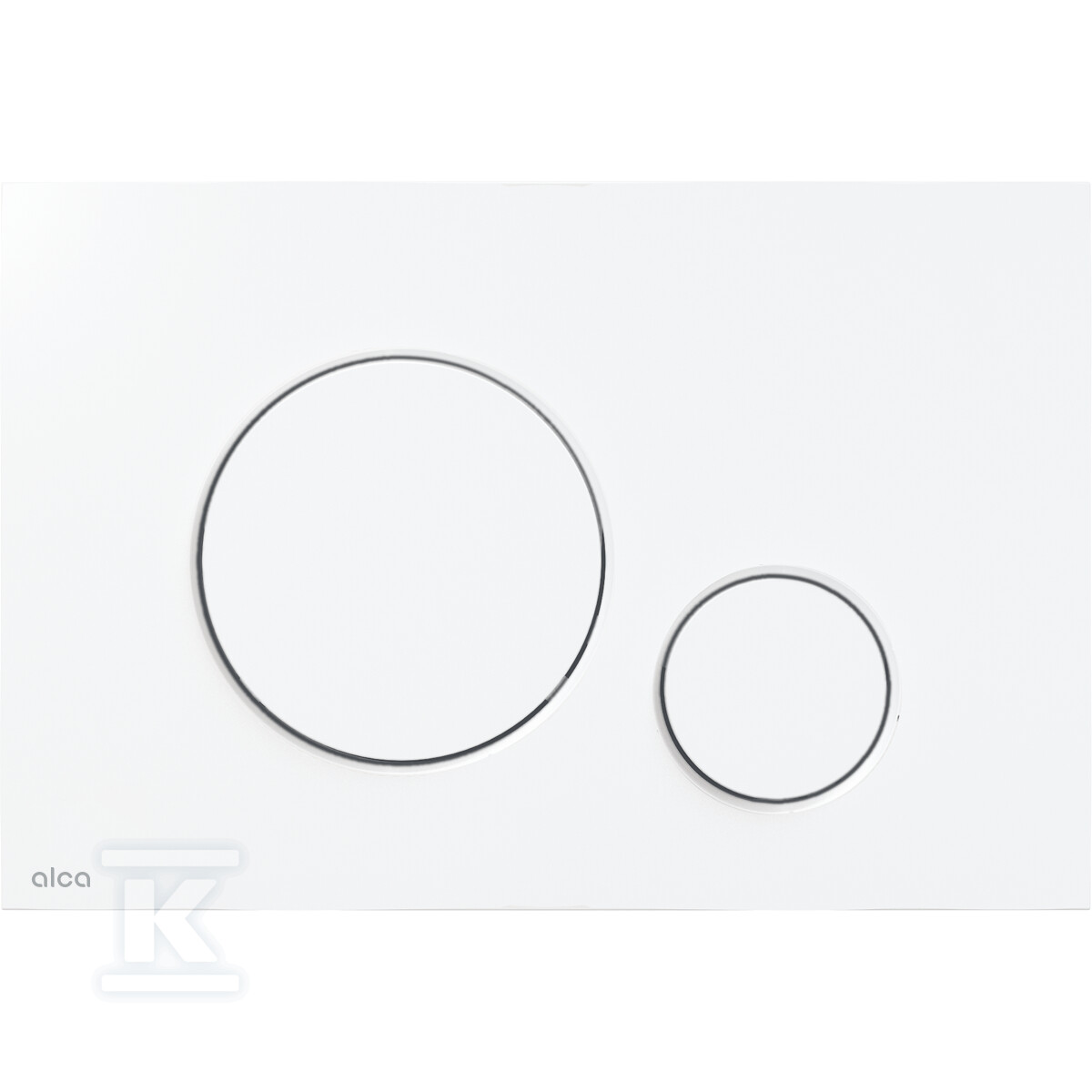 Przycisk sterujący do systemów podtynkowych THIN, biały-mat M676