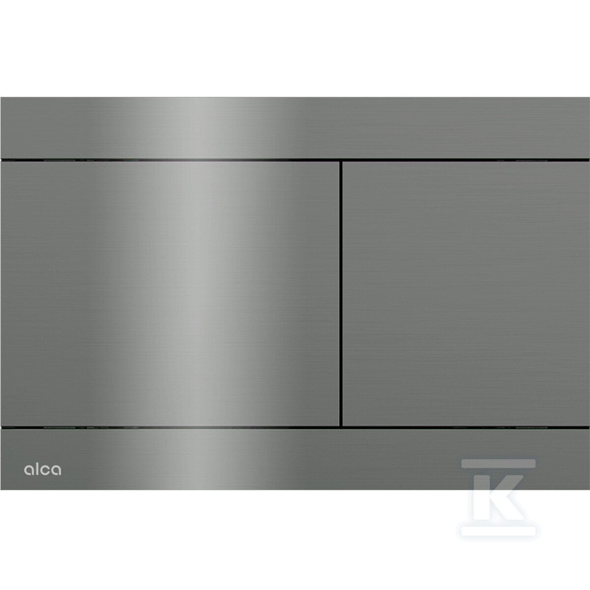 Przycisk sterujący do systemów podtynkowych, GUN METAL-połysk FUN-GM-P