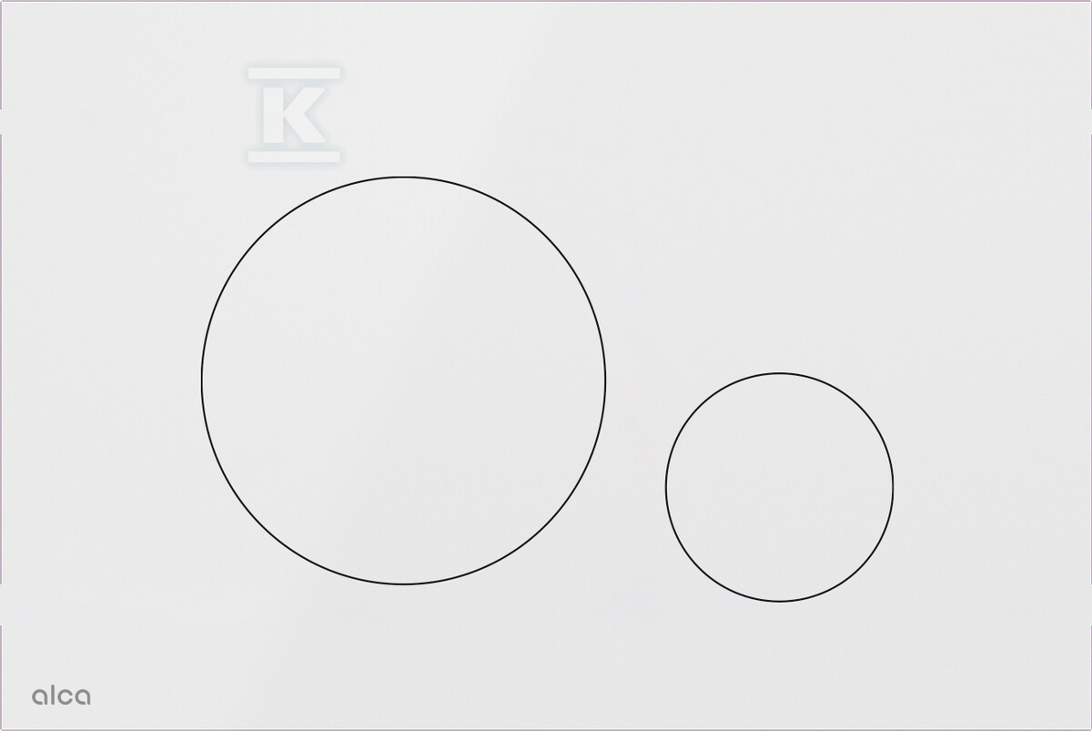 Przycisk sterujący do systemów podtynkowych, stal nierdzewna-biały połysk TURN-WHITE