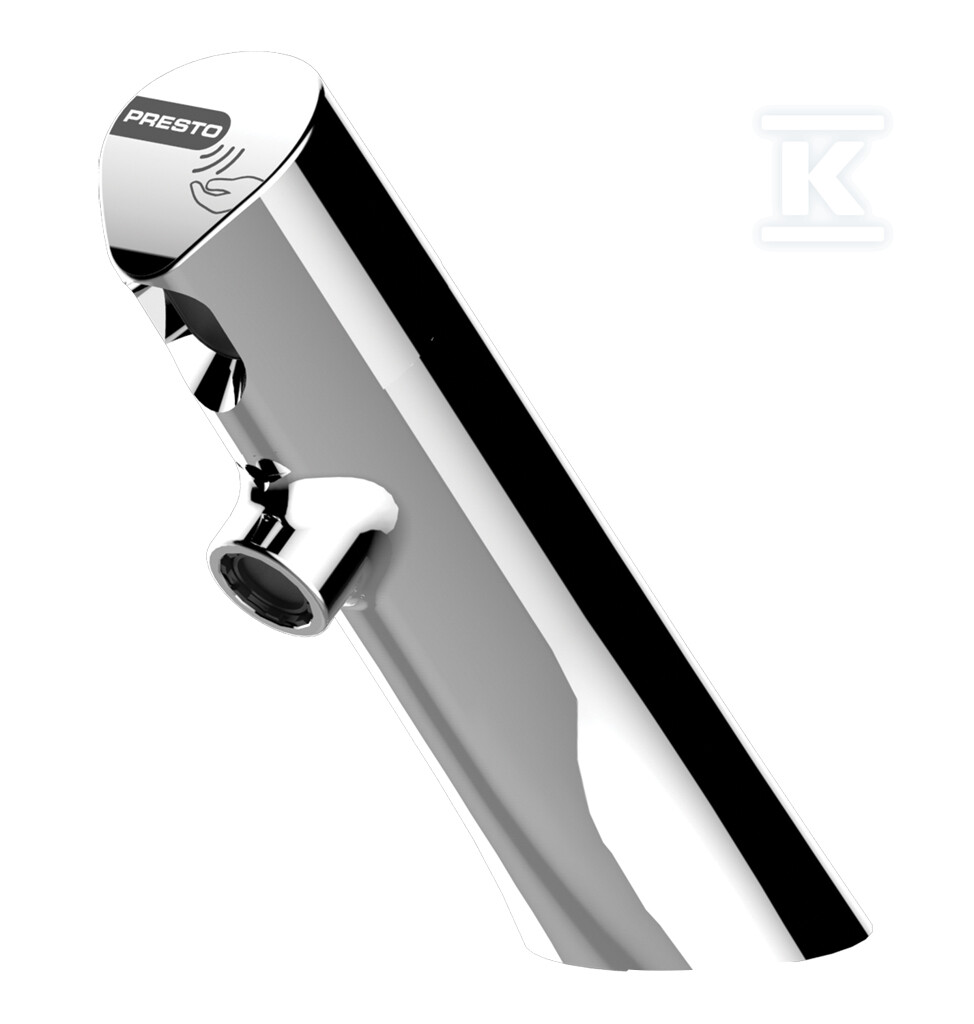 Woda zmieszana, stojąca, zasilanie 6V, wypływ ECO 1.9l, PRESTO SAFE