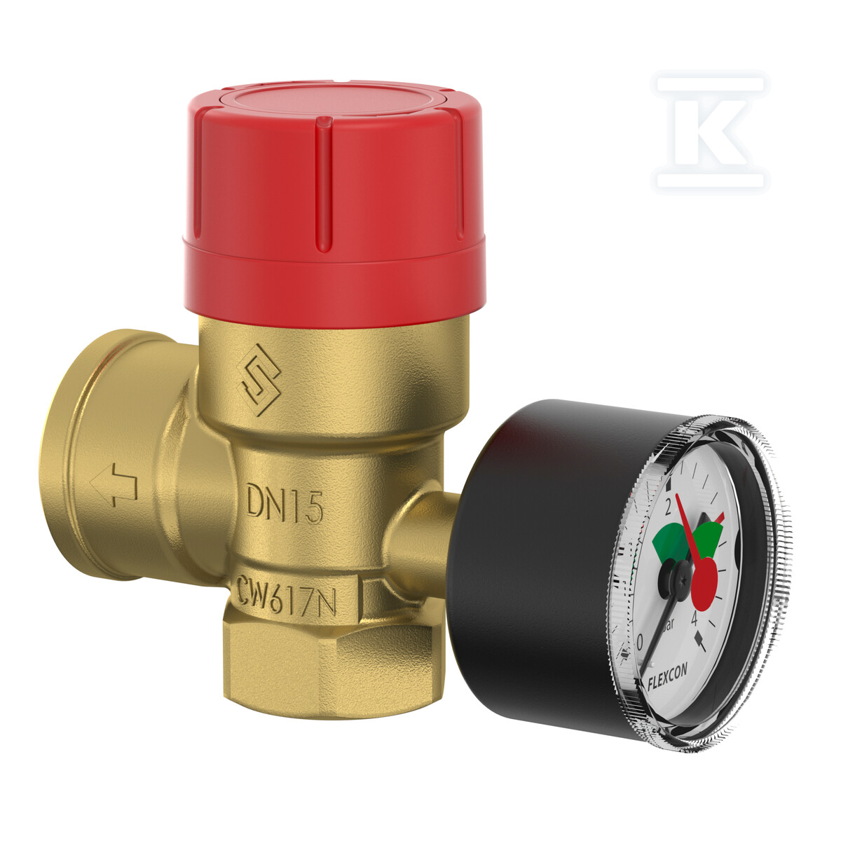 ZAW.BEZP. PRESCOMANO 1/2", 3 BAR