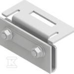 UBZRPE32 UCHWYT DO BLACHY Z RĄBKIEM STO