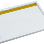 Brodzik kompozytowy 3.4229-M/Z/G Stabilsound Plus 90x120x4,5 cm "Ajax G&W", prostokątny