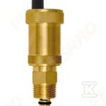 Odpowietrznik automatyczny 1/2" z zaworem stopowym