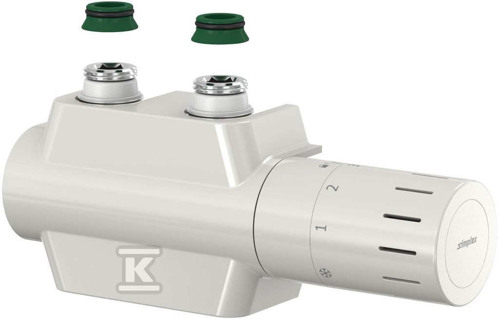 Plik zosta³ pobrany z http://www.onnshop.pl Zestaw termostatyczny VARIODESIGN 3/4" z obudową i głowica z przyłączem M30x1,5 biała, podłączenie lewo- lub prawostronne. Do zestawu pasują chromowane złącza F11 lub F3 (nr kat: 11132 11482 11483) - obrazek 1