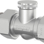 ZAWÓR POWROTNY PROS.1/2"X1/2" NIKL.STD