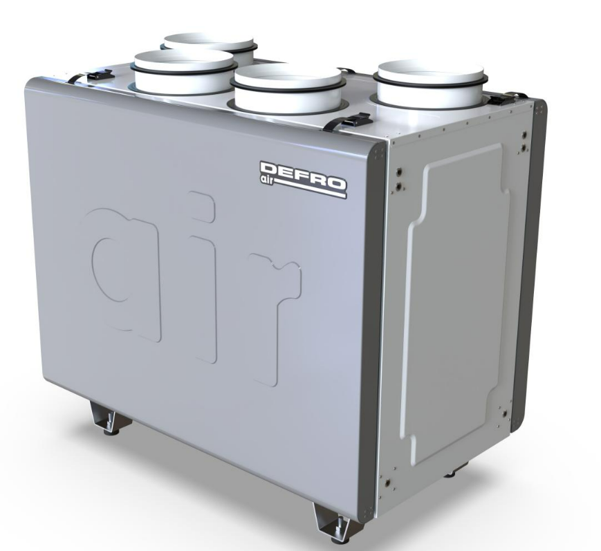 DRX-V Rekuperator DEFRO AIR DRX 500 V E – 550 m³/h - obrazek 1
